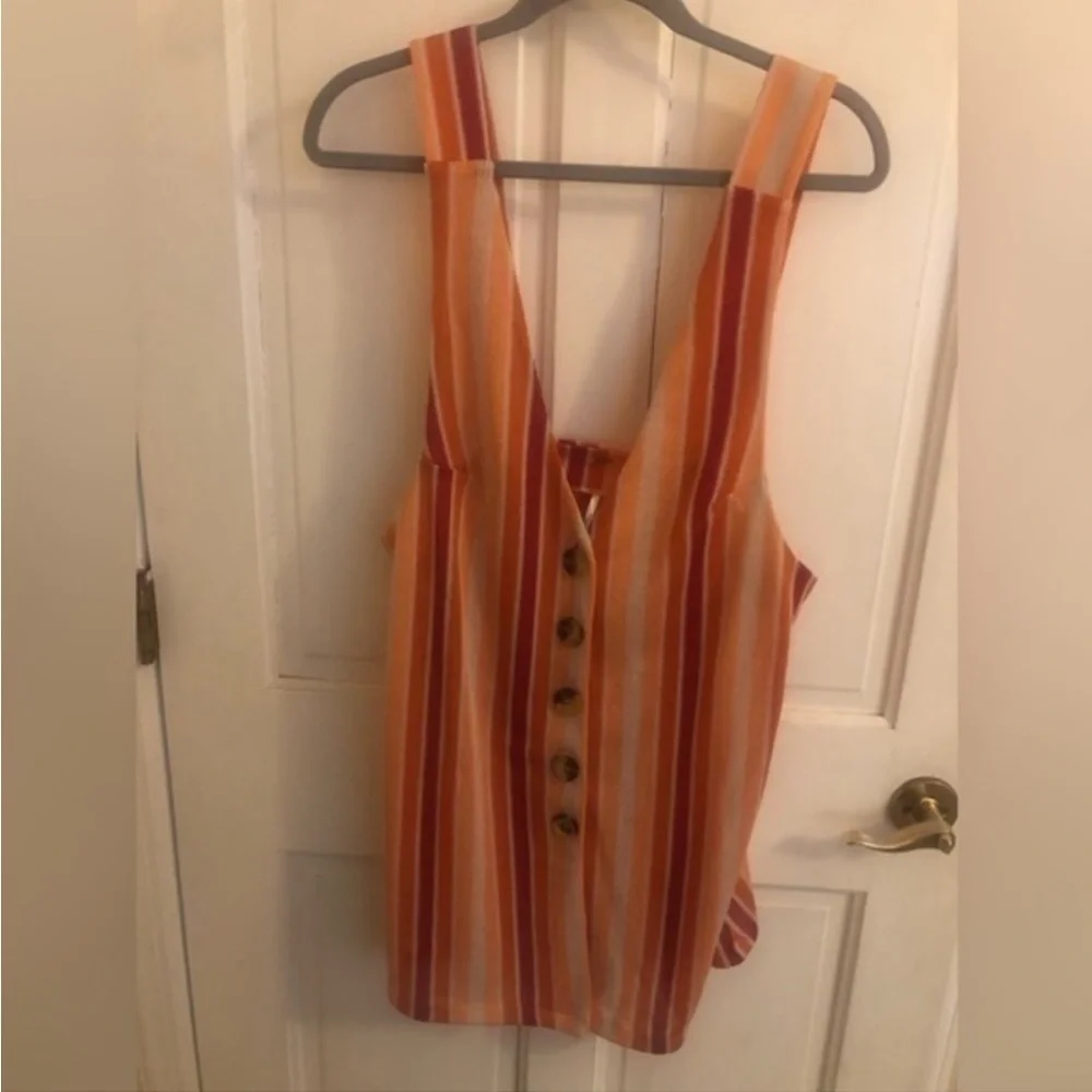Free People Bridget Sunset Stripe Top